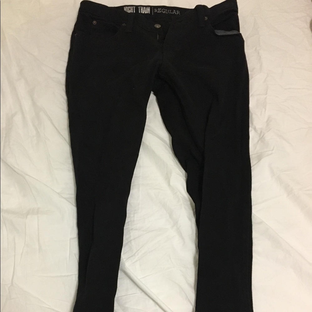 Black regular medium sized jeans